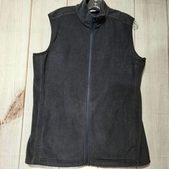 Lands End Vest Mens Medium OEKO-TEX Gorp Core Navy - Picture 1 of 7